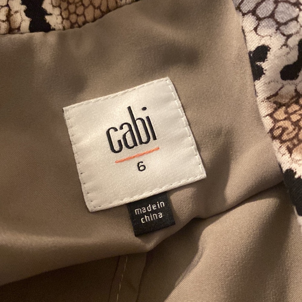 Cabi 3733 Python Jacket Blazer Size 6 Euc - image 4